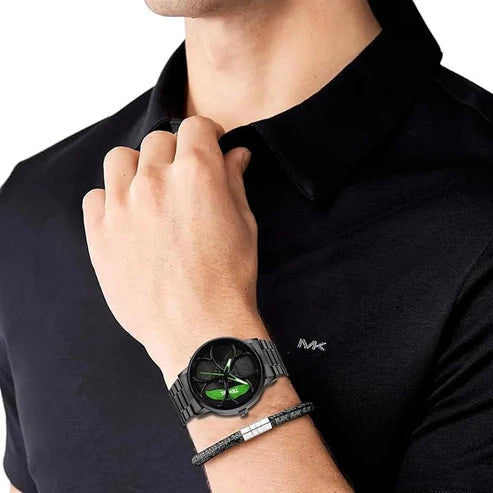 Men's Sports Car Rim Watch with Spinning Dial gearflix